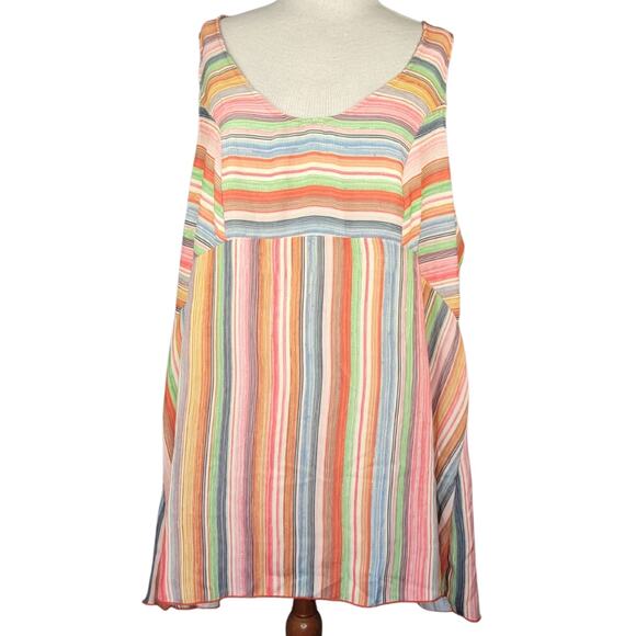 Stripe Tank Top Size 14 New with Tags - Picture 1 of 6
